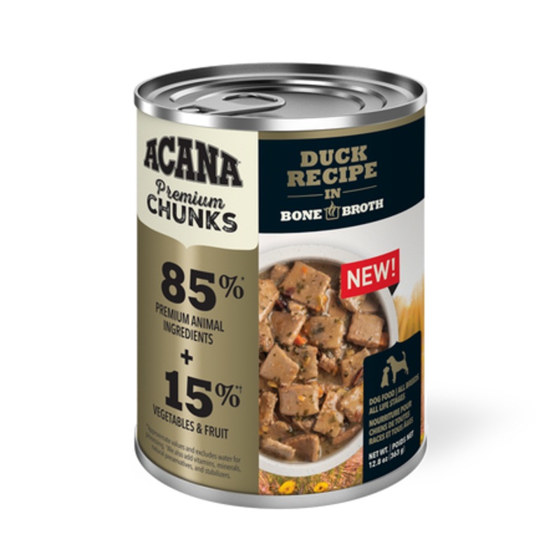 ACANA Premium Chunks, Duck Recipe in Bone Broth