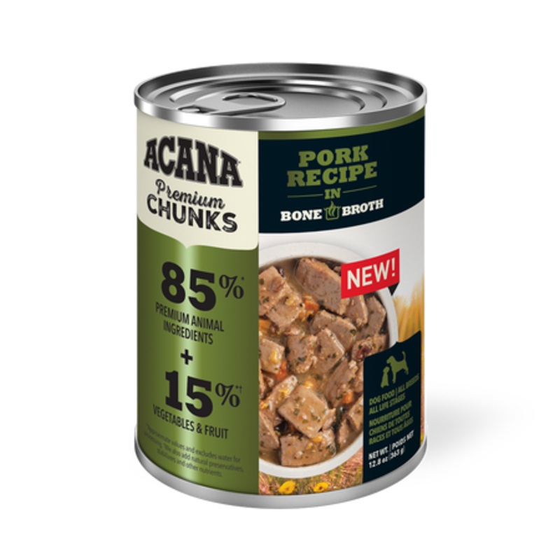 ACANA Premium Chunks, Pork Recipe in Bone Broth