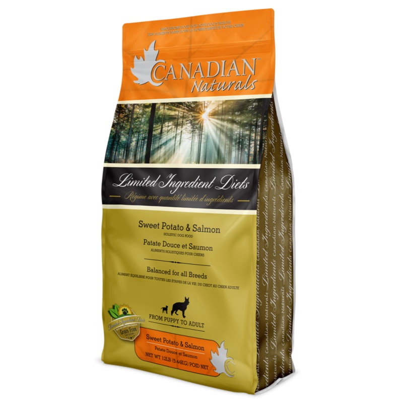 Canadian Naturals Sweet Potato & Salmon Recipe for Dogs Limited Ingredient Diet