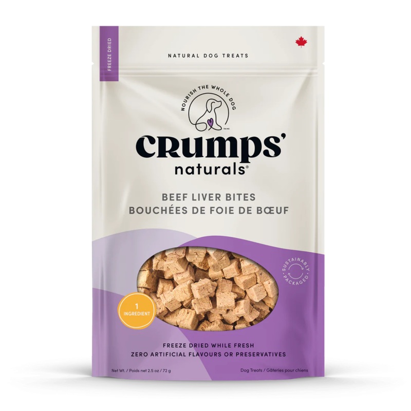 Crumps' Naturals Freeze Dried Liver Bites