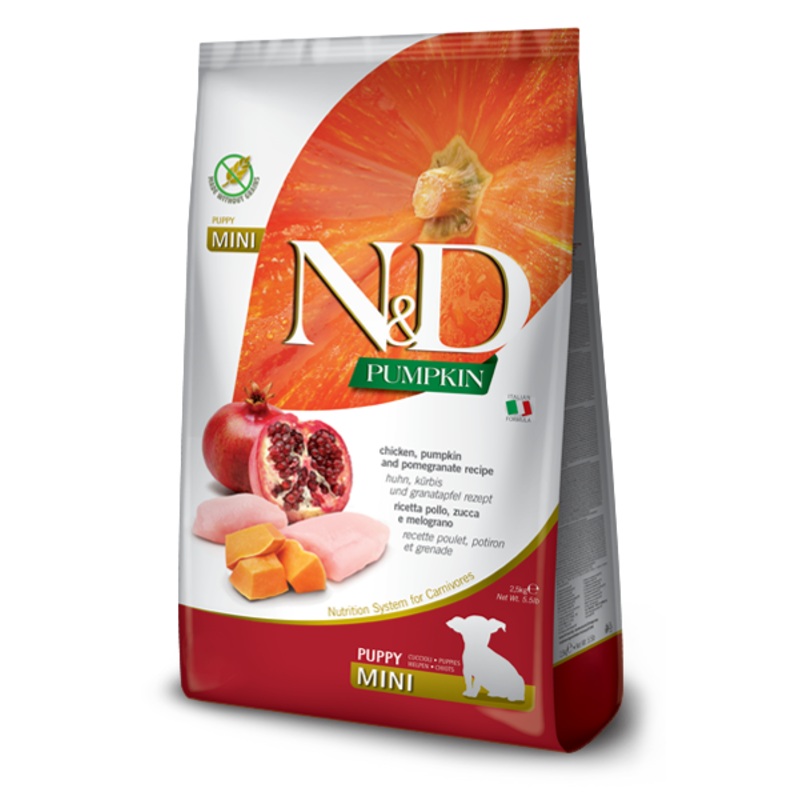 Farmina N&D Chicken, Pumpkin & Pomegranate Puppy Mini Dog Food