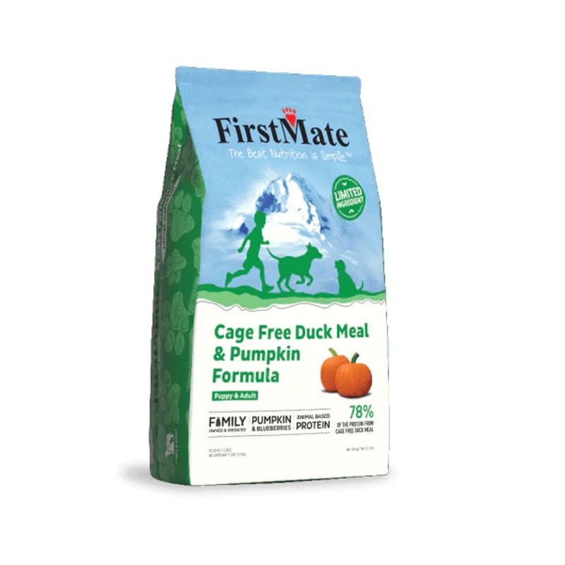 FirstMate Cage Free Duck Meal & Pumpkin Formula