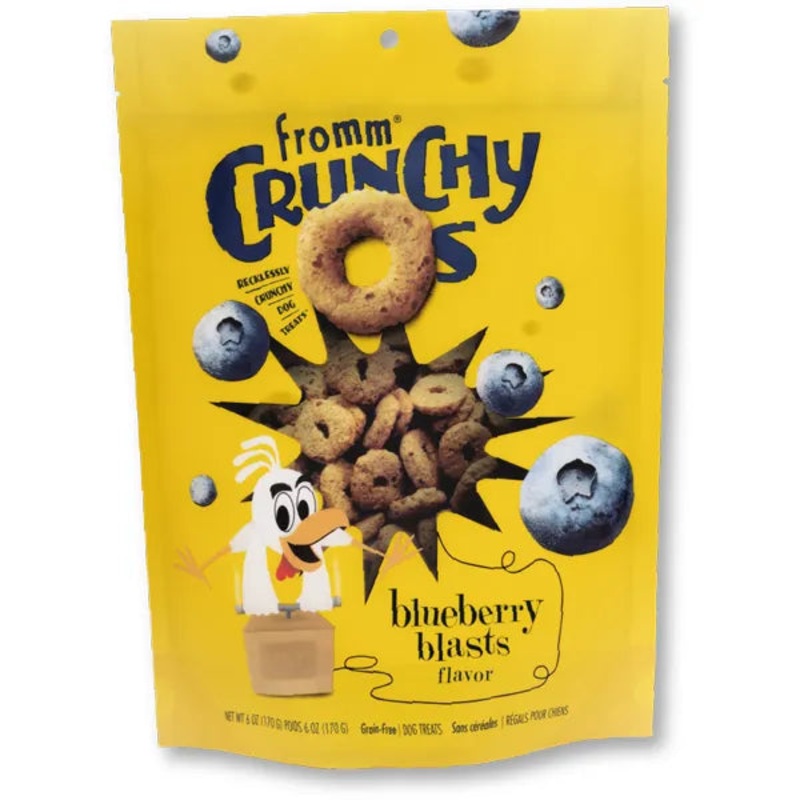 Fromm Crunchy Os Grain-Free Dog Treats - Blueberry Blasts