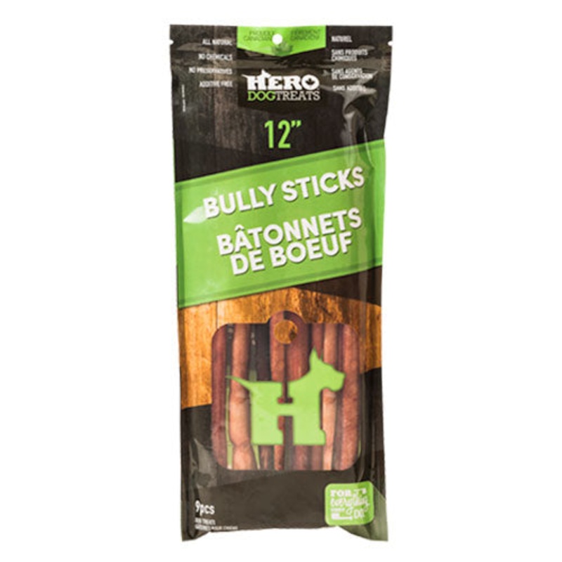 Hero Bully Sticks 12  9 Pack