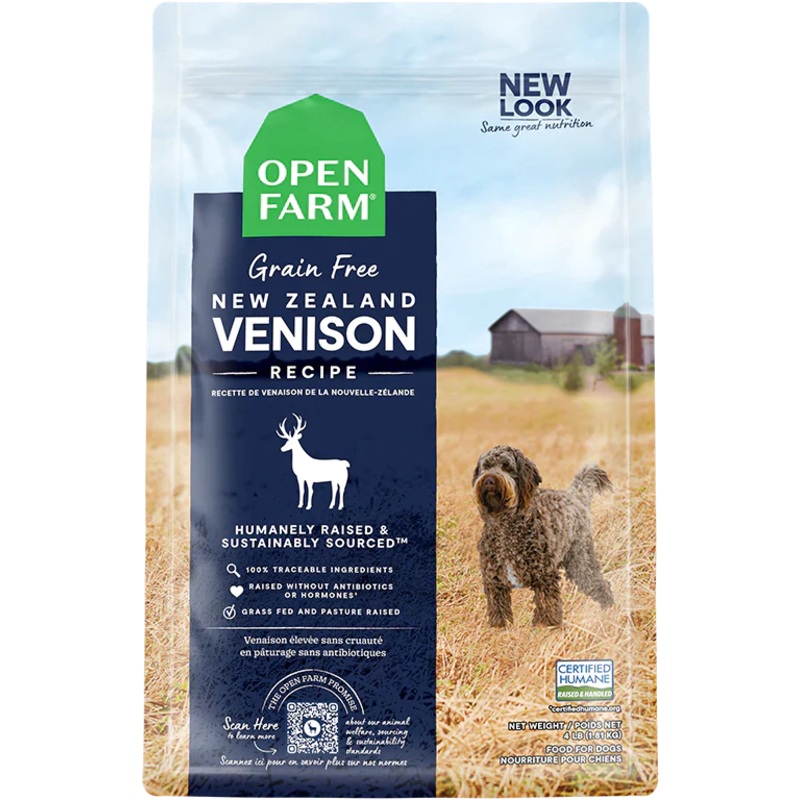 Open Farm New Zealand Venison Grain-Free Dry Dog Food