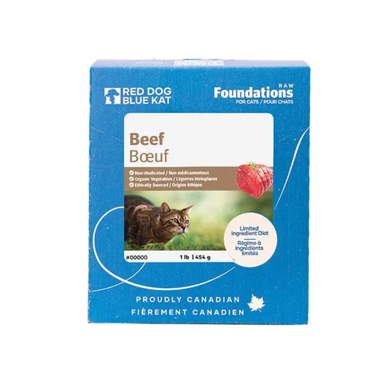 Red Dog Blue Cat Foundations Beef Cat Raw Food