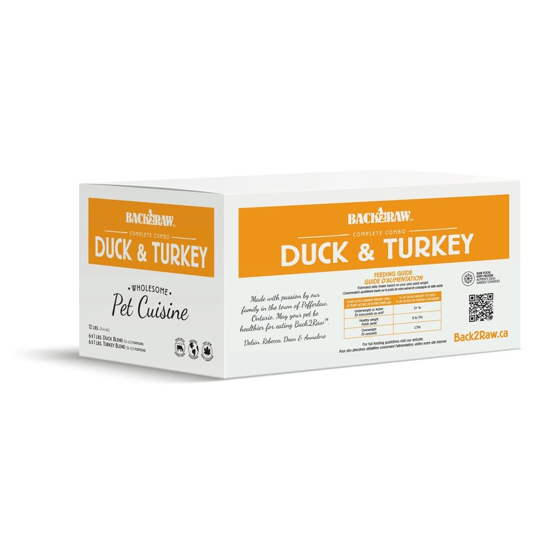 Back 2 Raw COMPLETE TURKEY / DUCK COMBO (12LB BOX)