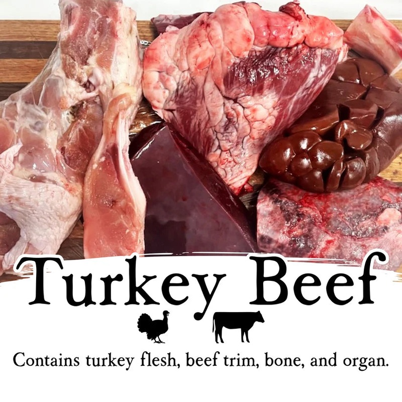 CORNERSTONE MEAT AND BONE  Turkey & Beef Raw Dog Food