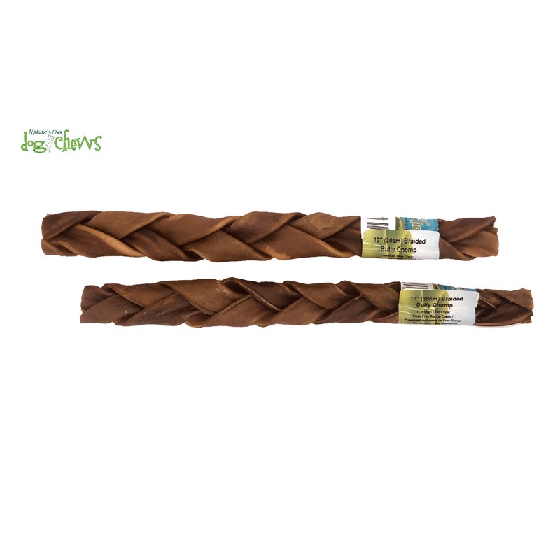 Natures own  Braided Bully Chomp (odourfree)