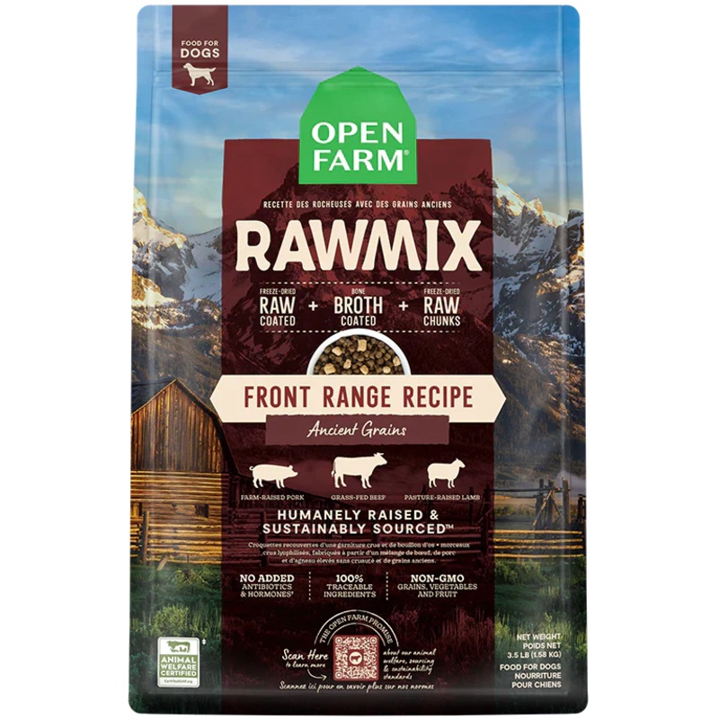 Open Farm, Front Range Ancient Grains Raw Mix for Dogs