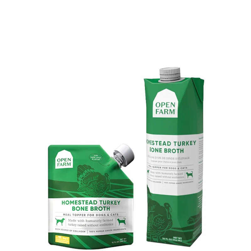 Open Farm Homestead Turkey Bone Broth for Dogs