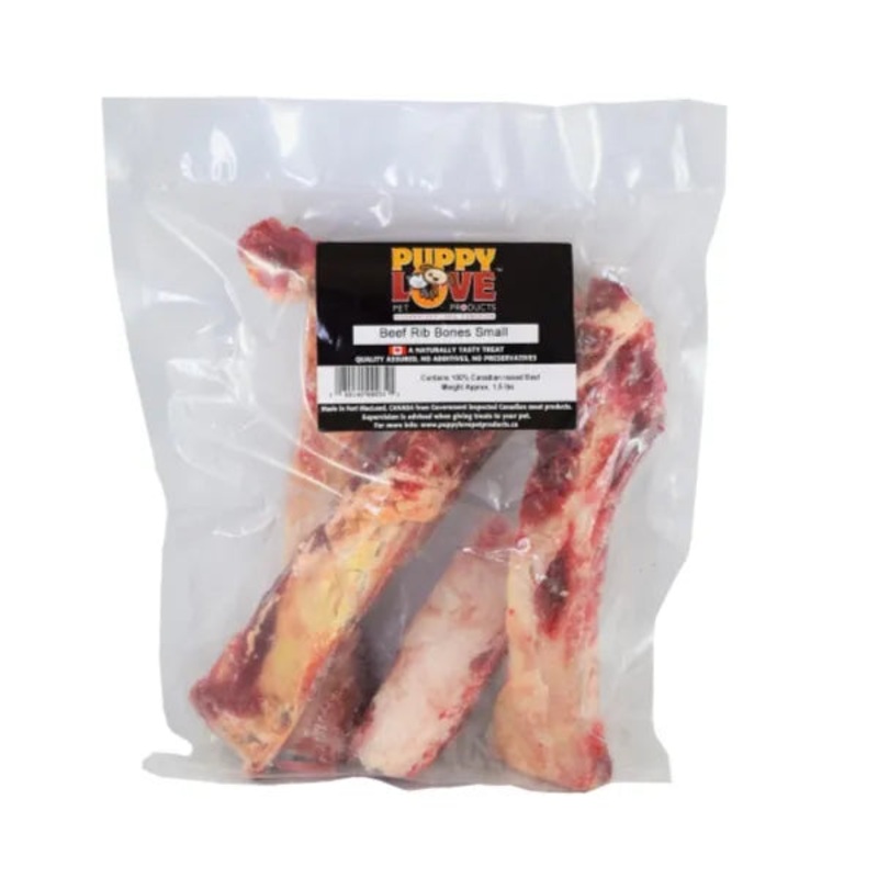 Puppy Love Raw Beef Rib Bones