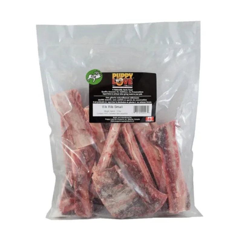 Puppy Love Raw Elk Rib Bones