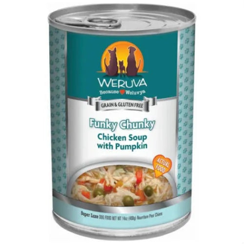 Weruva Funky Chunky Chicken Soup Canned Dog Food