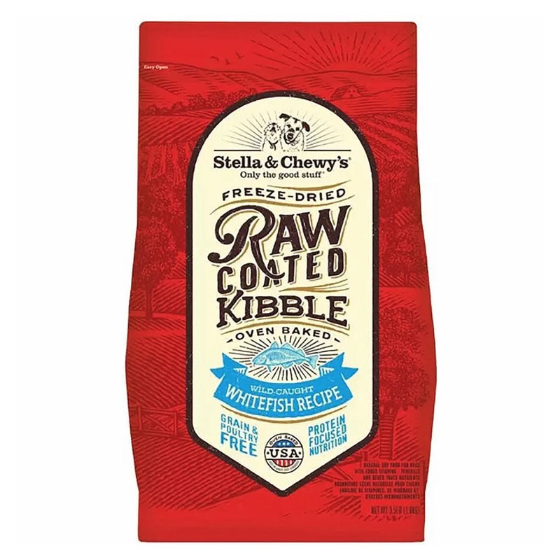 Stella & Chewys Raw Coated Kibble Whitefish
