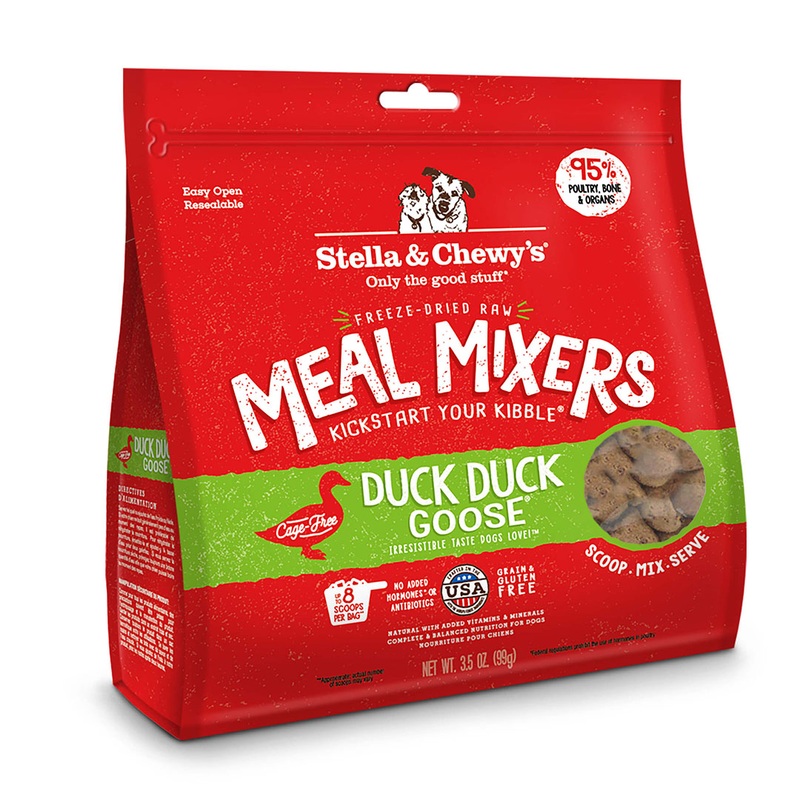 Stella & Chewys Duck Duck Goose Meal Mixers Dog Food Topper