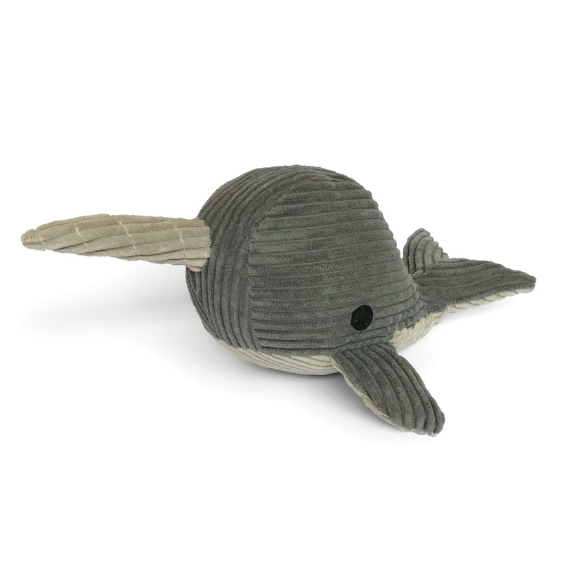 Timmie's Arctic Narwhal Corduroy Dog Toy