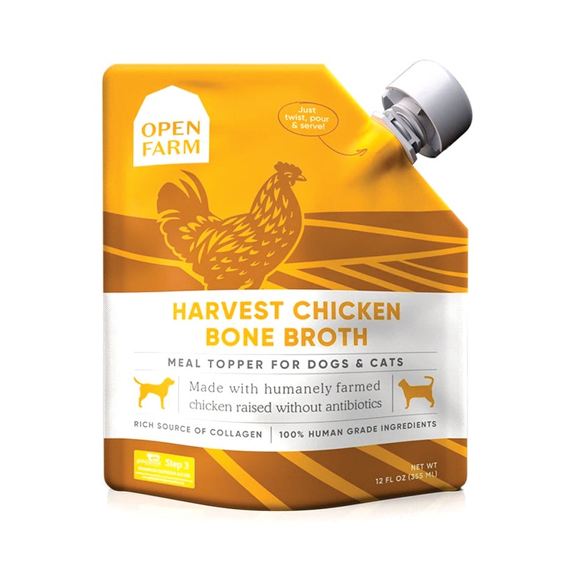 Open Farm Chicken Bone Broth for Dogs & Cats