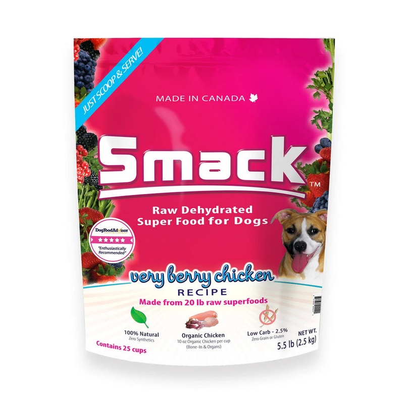 Smack Very Berry Chicken Dog Food