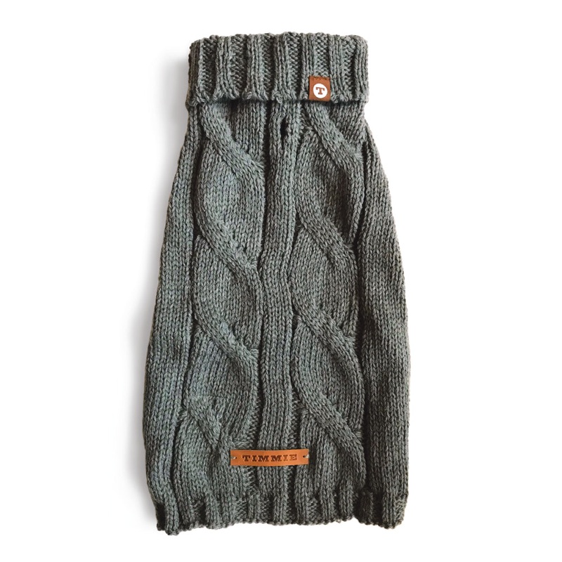 Timmie's Cable Knit Sweater for Dogs
