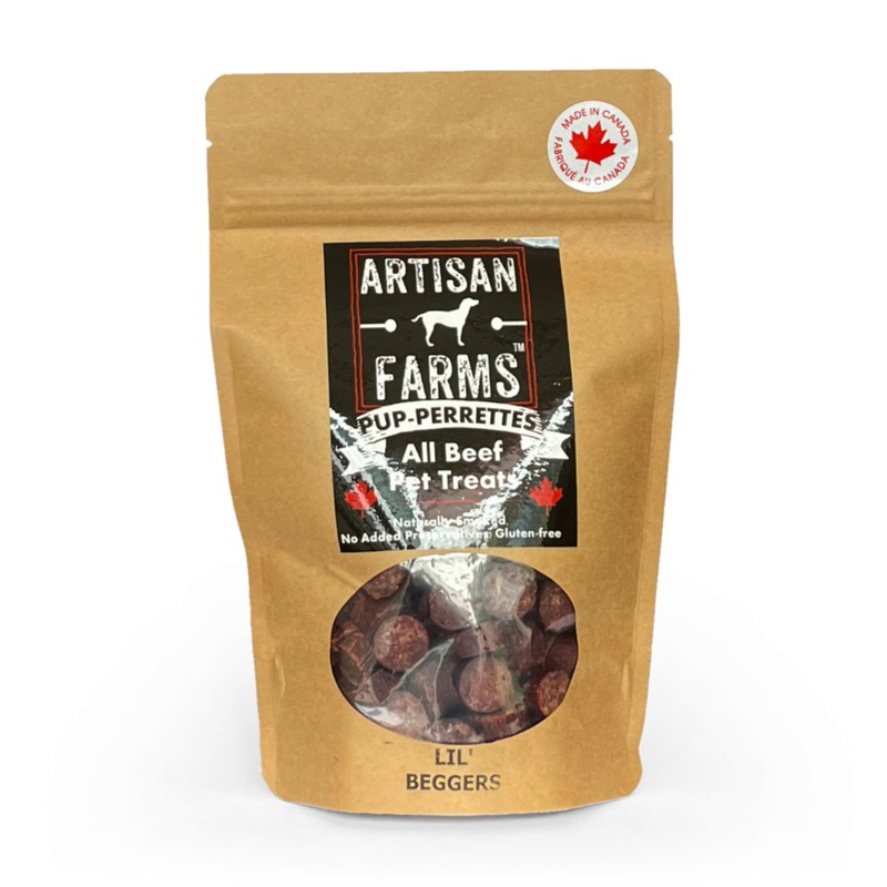 Artisan Farms Pup-Perrette Lil' Beggers Dog Treats