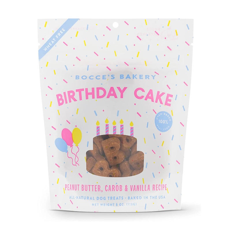 Bocce's Bakery Birthday Cake Biscuits Dog Treats
