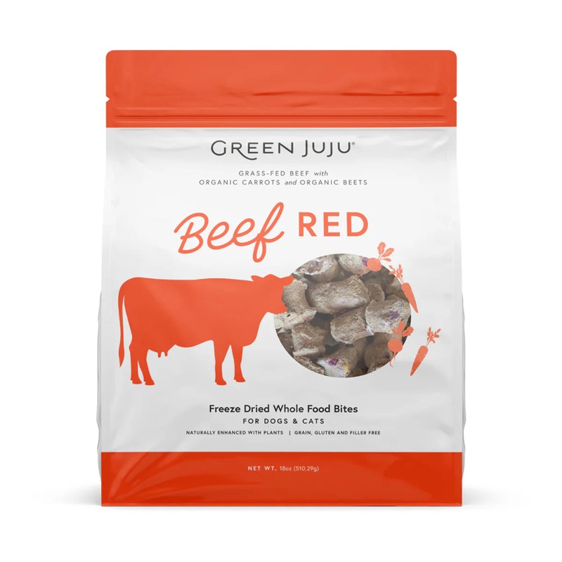 Green Juju Beef Red Whole Food Bites Dog & Cat Treats