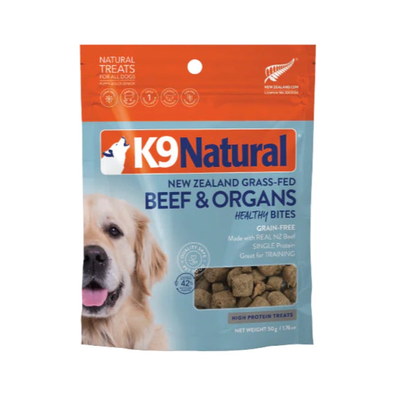K9 Natural Beef & Organs Healthy Bites Dog Treats