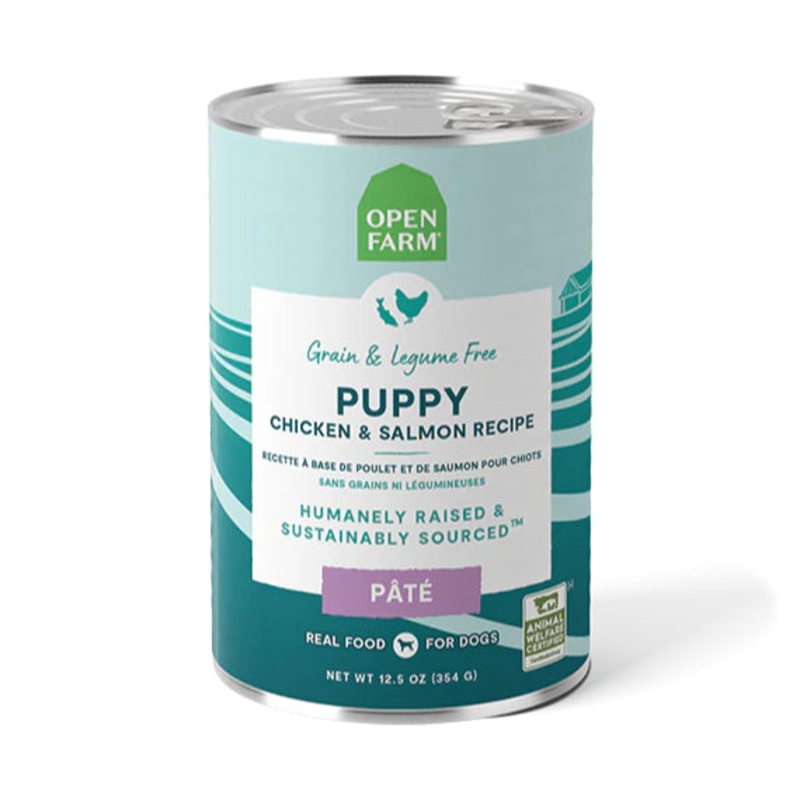Open Farm Puppy Chicken & Salmon Pat Dog Wet Food