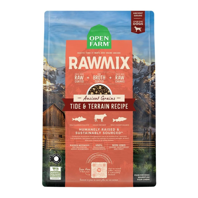 Open Farm Tide & Terrain & Ancient Grains RawMix Dog Food