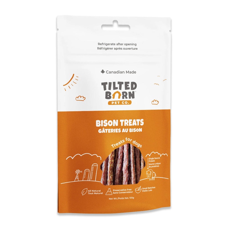Tilted Barn Pet Co. Bison Sticks Dog Treats