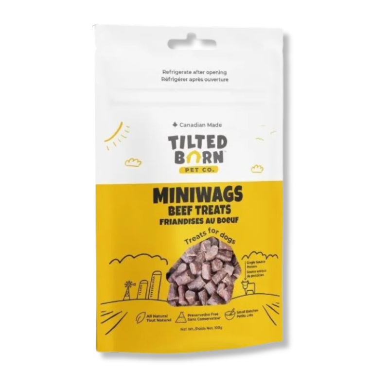 Tilted Barn Miniwags Beef Treats - 3.5 oz