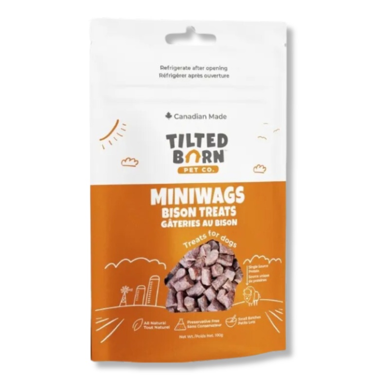 Tilted Barn Miniwags Bison Treats - 3.5 oz