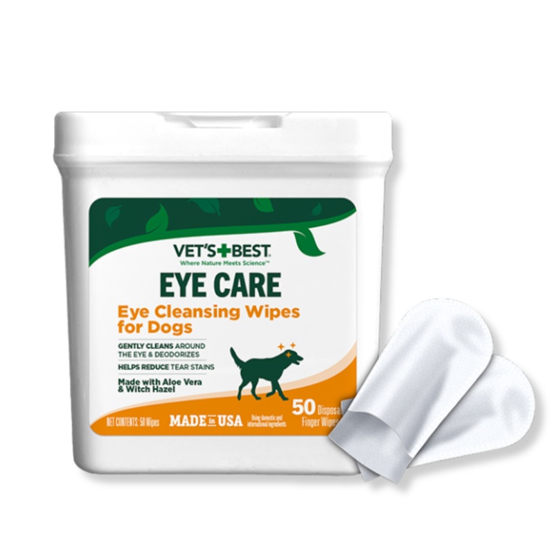 Vet's Best Eye Cleansing Wipes - 50 Count
