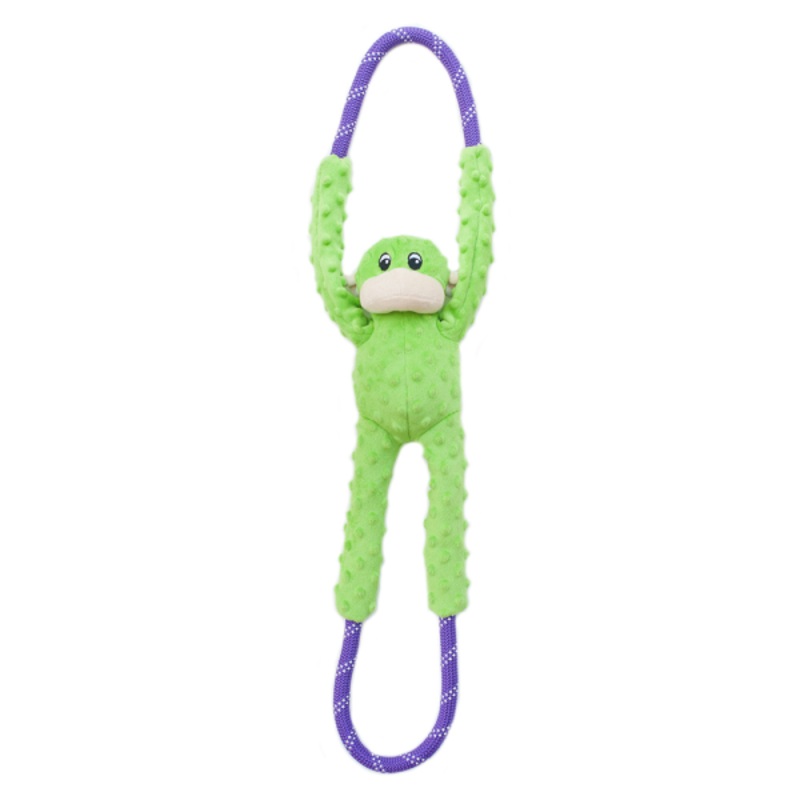 ZippyPaws RopeTugz Monkey - Green