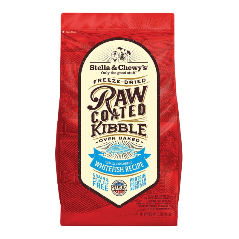 Stella and Chewy's Raw Coated Kibble Grain-Free Whitefish - 3.5 lb