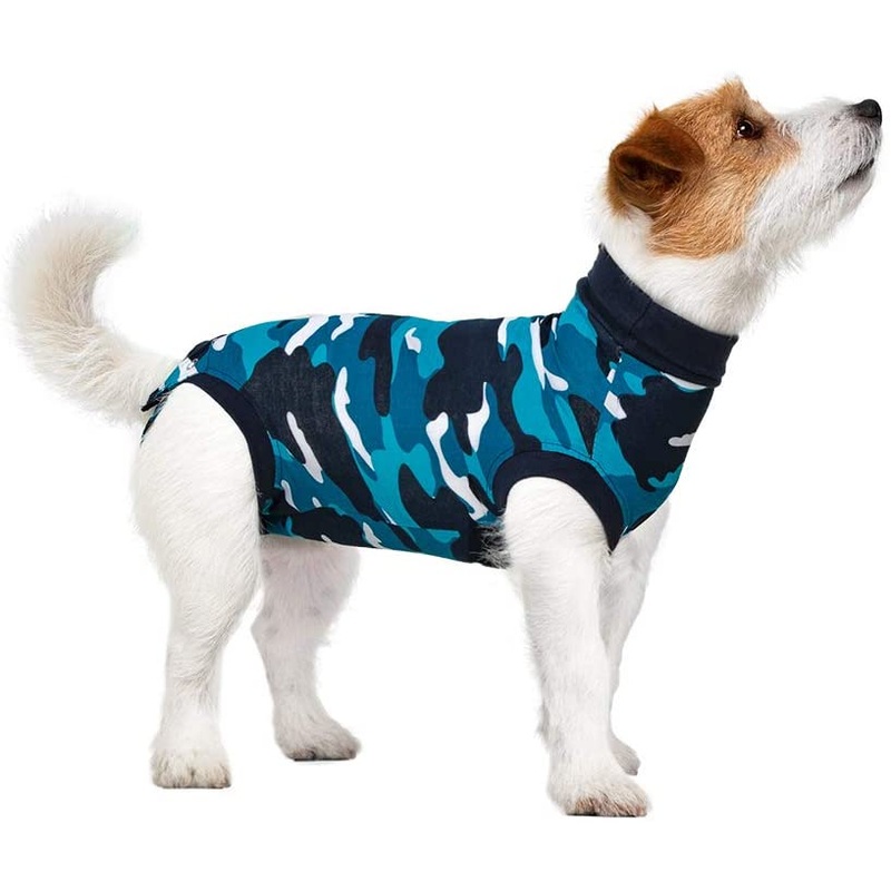 Suitical Recovery Suit for Dogs - Blue Camo