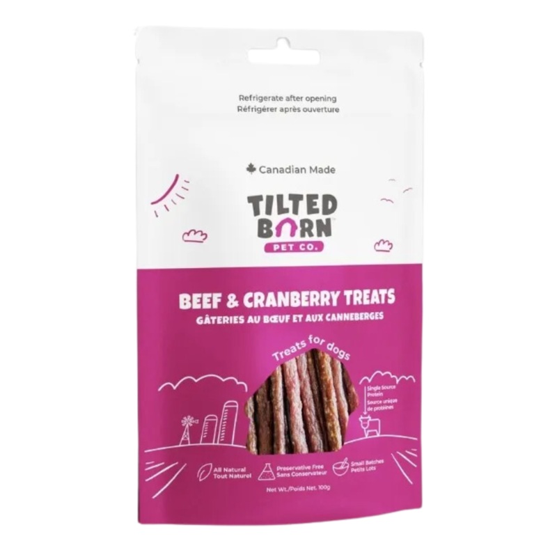 Tilted Barn Beef and Cranberry Treats - 3.5 oz