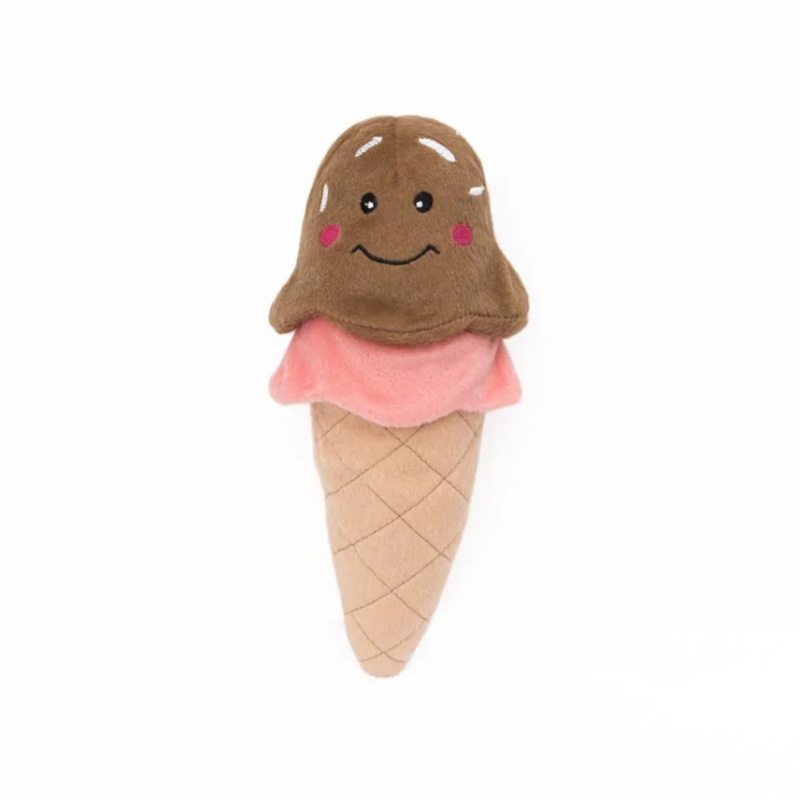 ZippyPaws NomNomz Squeaker Toy Ice Cream