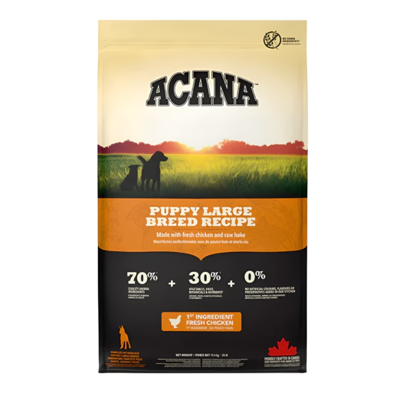 Acana Heritage Large Breed Puppy Food - 25 lbs