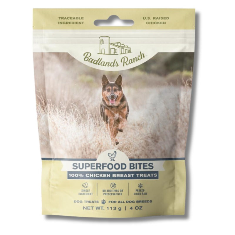 Badlands Ranch Superfood Bites Chicken Breast Treats - 4 oz