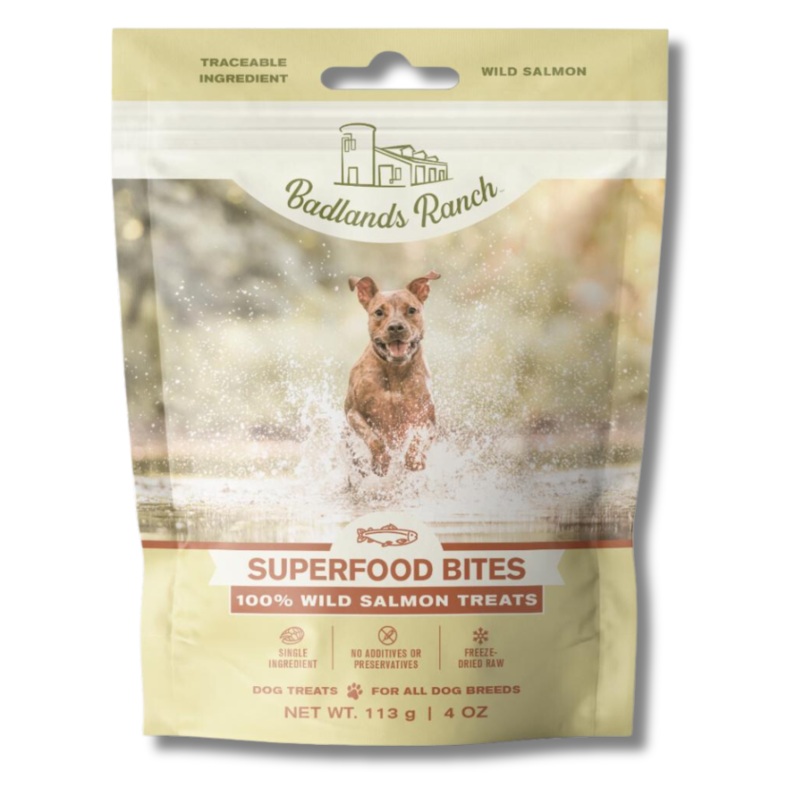 Badlands Ranch Superfood Bites Salmon Treats - 4 oz