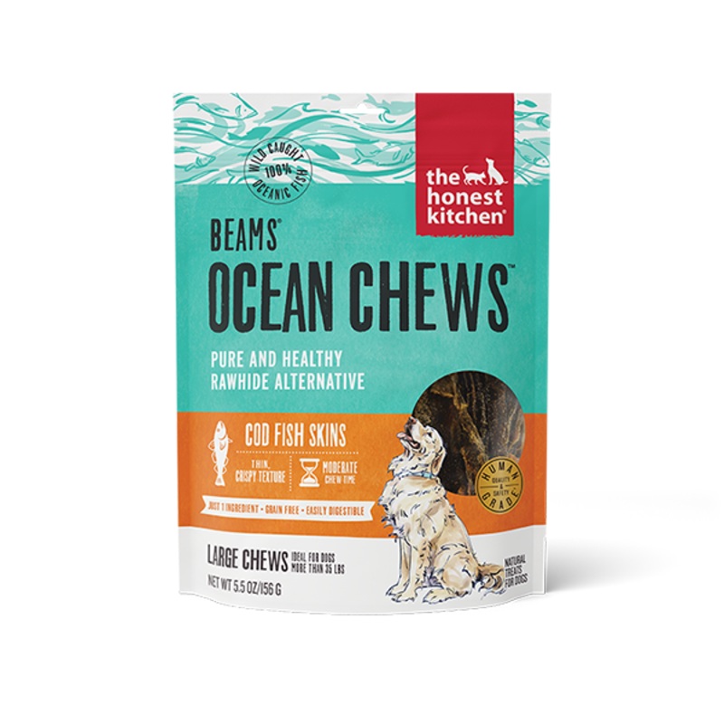 The Honest Kitchen Beams Ocean Chews Cod Fish Skins - 5.5 oz