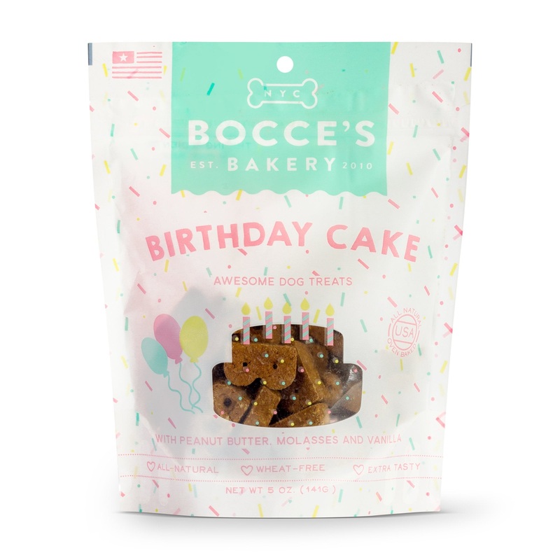 Bocce's Bakery Birthday Cake Biscuit Dog Treats (5oz/141g)