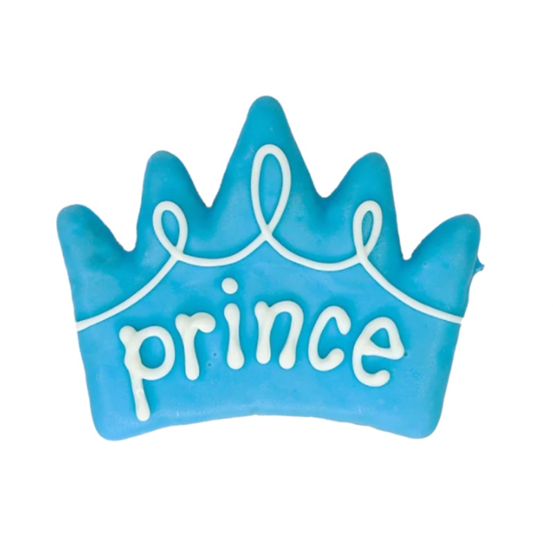 Bosco & Roxy's Prince Crown Cookie - Blue