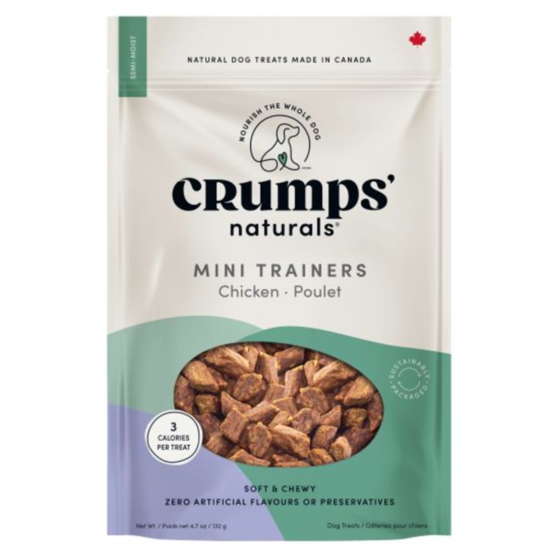 Crumps Naturals Mini Trainers SemiMoist - Chicken Dog Treats