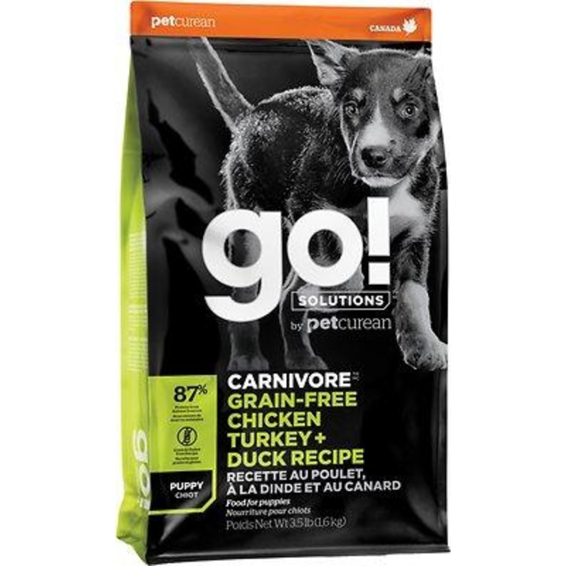 Go! Solutions Carnivore Chicken, Turkey & Duck GF Puppy Dog Food