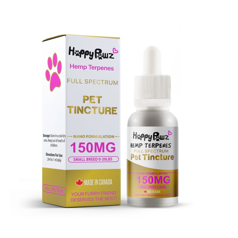 Happy Pawz - Full Spectrum Hemp Terpenes Pet Tincture