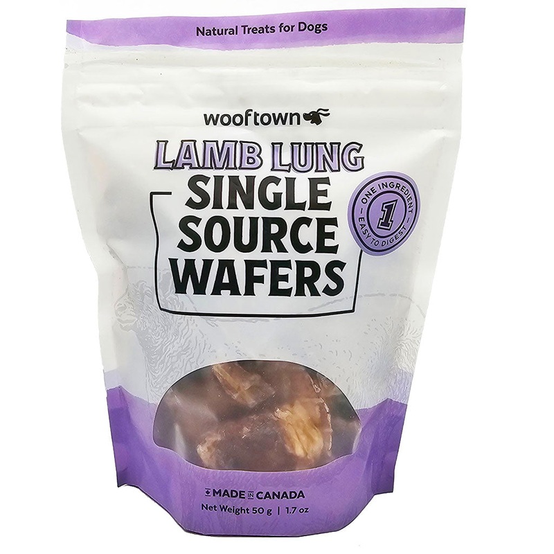 HomeCooked Air Dried Lamb Lung Wafers Dog Treats