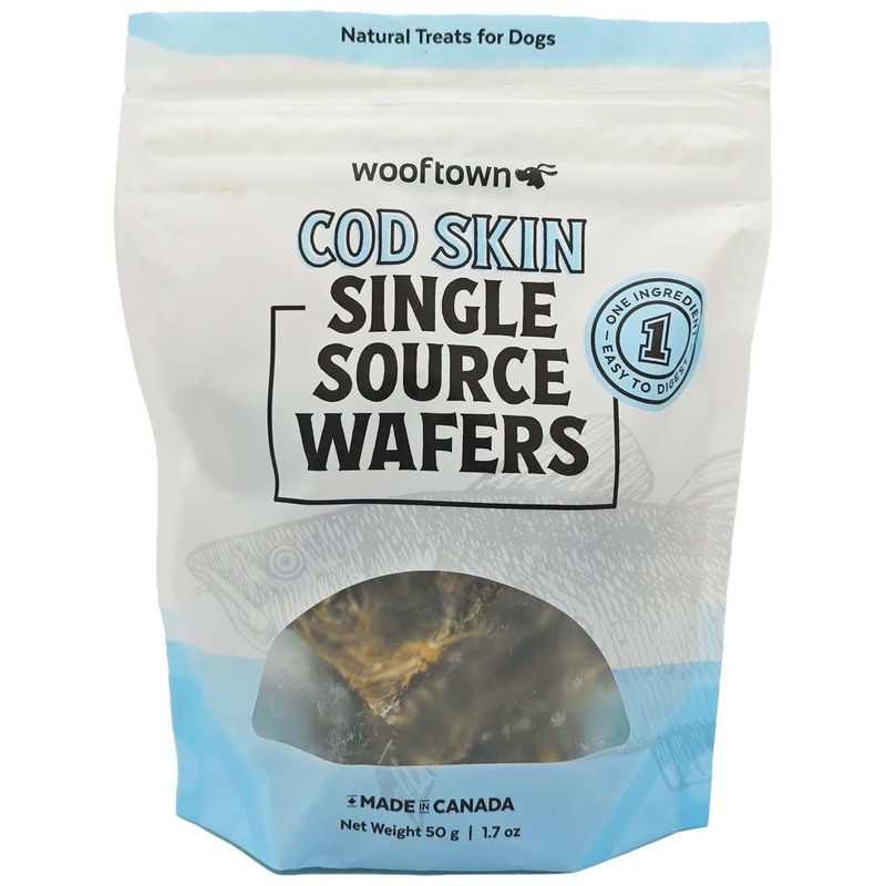 HomeCooked Single Source Air Dried Cod Skin Dog Treats